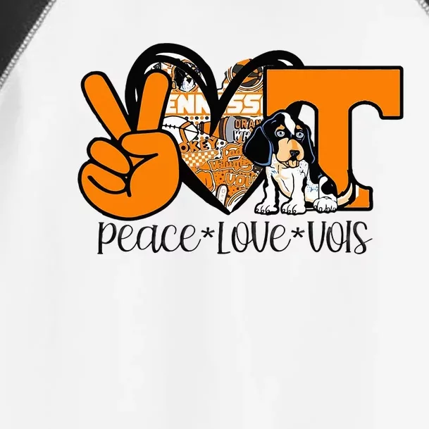 Peace Love Vols Toddler Fine Jersey T-Shirt