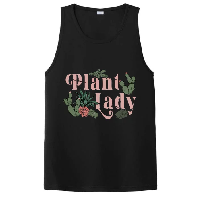 Plant Lady Vintage Performance Tank