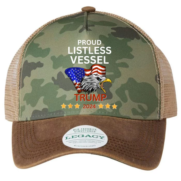 Proud Listless Vessel Pro Trump For President 2024 Legacy Tie Dye Trucker Hat