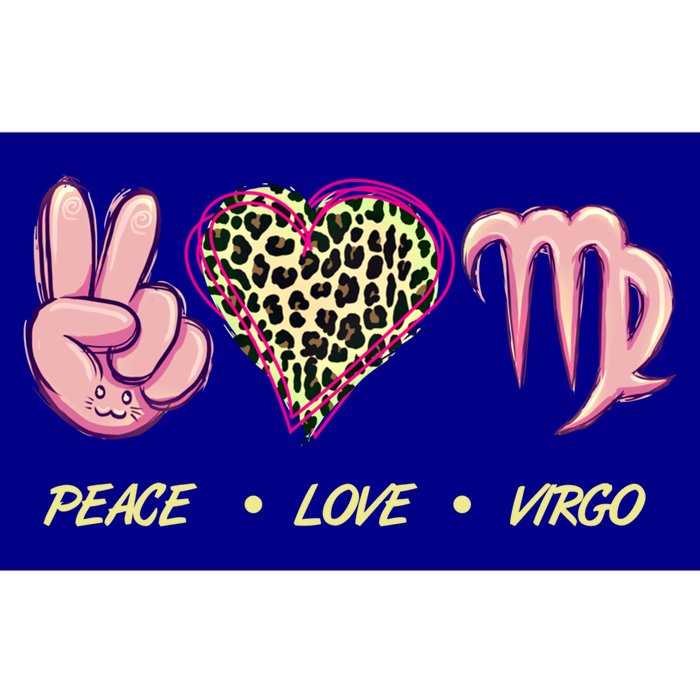 Peace Love Virgo Zodiac Sign Horoscope Gift Bumper Sticker