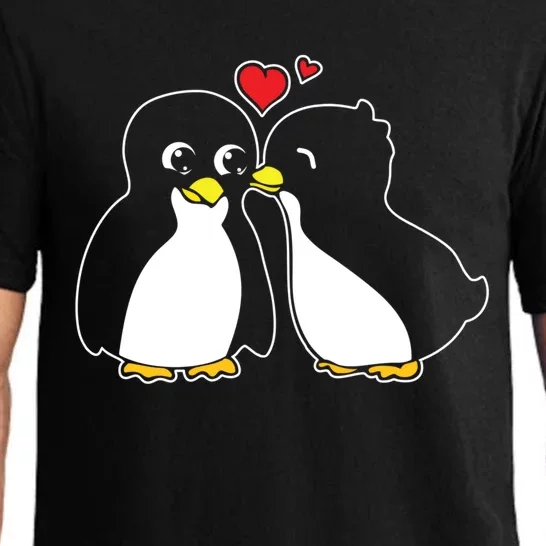 Penguin Lover Valentines Day Cute Animal Love Wildlife Gift Pajama Set