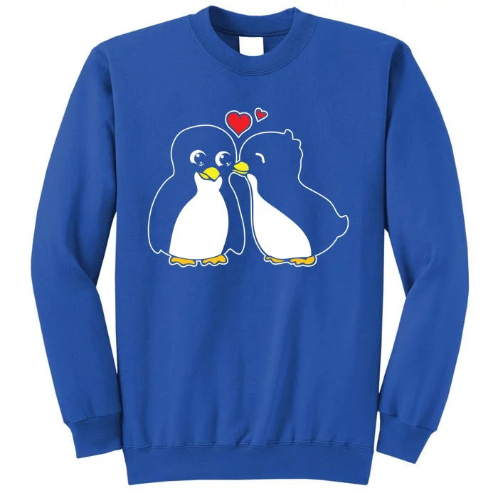 Penguin Lover Valentines Day Cute Animal Love Wildlife Gift Sweatshirt