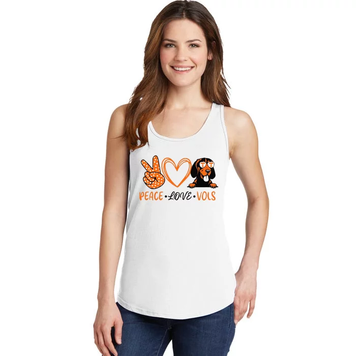 Peace Love Vols Ladies Essential Tank