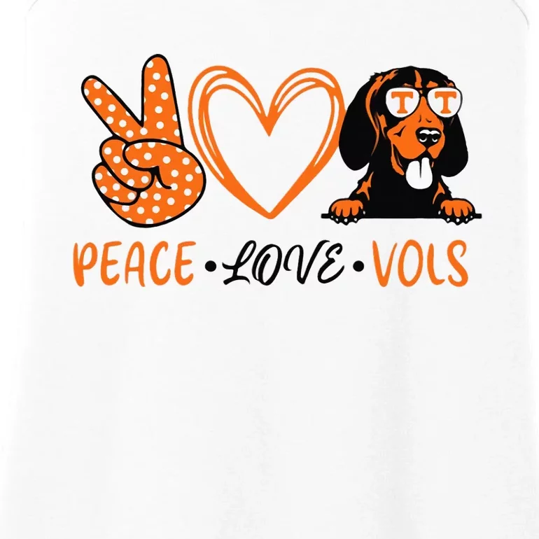 Peace Love Vols Ladies Essential Tank