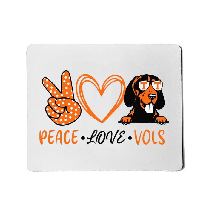 Peace Love Vols Mousepad