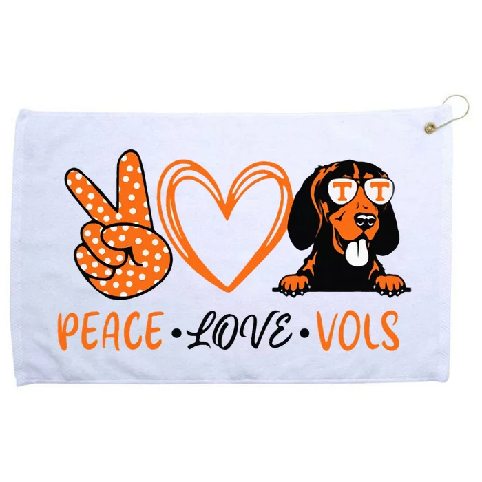 Peace Love Vols Grommeted Golf Towel