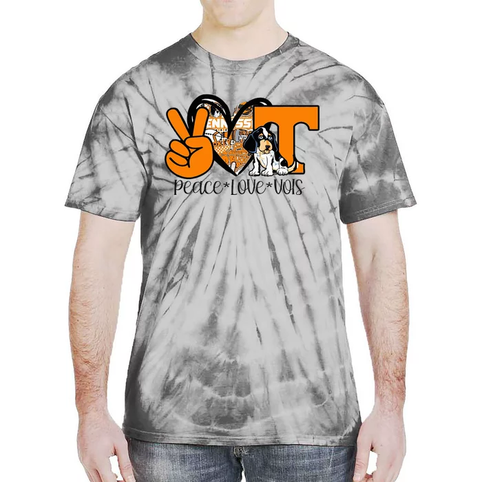 Peace Love Vols Tie-Dye T-Shirt