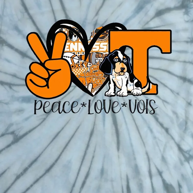 Peace Love Vols Tie-Dye T-Shirt