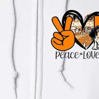 Peace Love Vols Full Zip Hoodie