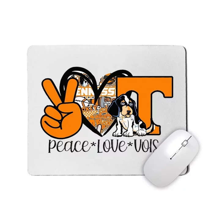 Peace Love Vols Mousepad