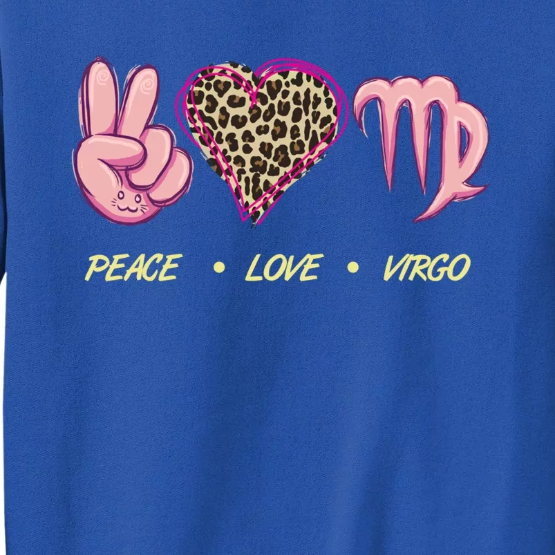 Peace Love Virgo Zodiac Sign Horoscope Gift Sweatshirt