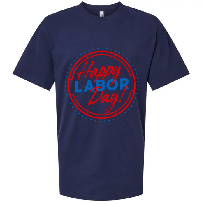 Patriotic Laborer Worker Happy Labor Day Sueded Cloud Jersey T-Shirt