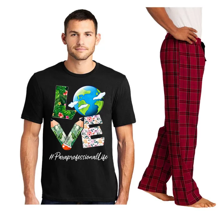 Paraprofessional Love World Earth Day Save the Planet Pajama Set