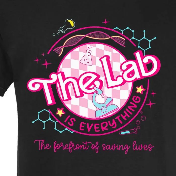 Pink Lab Week 2024 Medical Lab Science Lab Tech Team Garment-Dyed Heavyweight T-Shirt