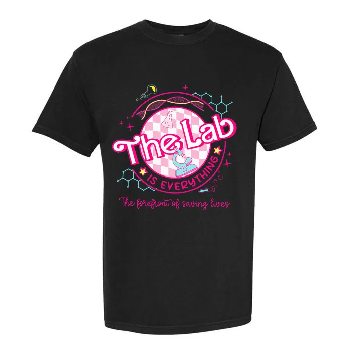 Pink Lab Week 2024 Medical Lab Science Lab Tech Team Garment-Dyed Heavyweight T-Shirt