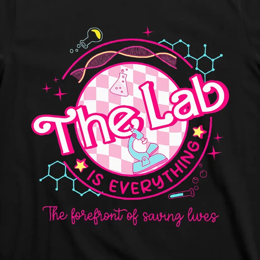 Pink Lab Week 2024 Medical Lab Science Lab Tech Team T-Shirt