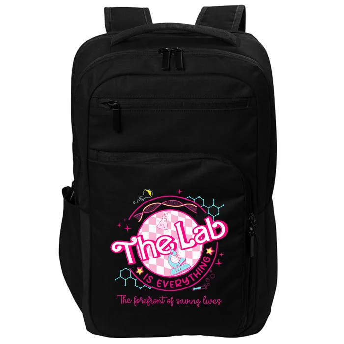 Pink Lab Week 2024 Medical Lab Science Lab Tech Team Impact Tech Backpack