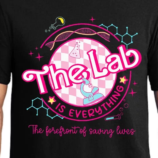 Pink Lab Week 2024 Medical Lab Science Lab Tech Team Pajama Set