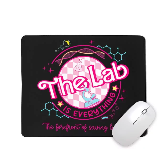 Pink Lab Week 2024 Medical Lab Science Lab Tech Team Mousepad