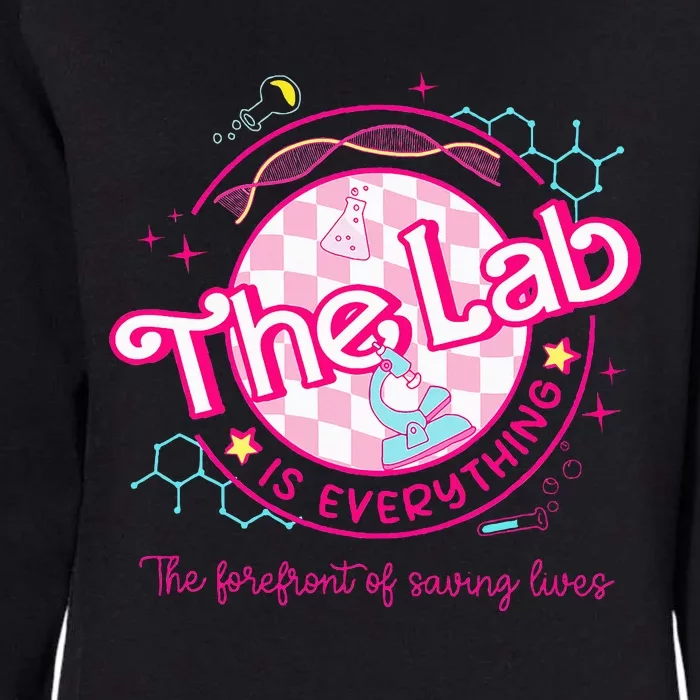 Pink Lab Week 2024 Medical Lab Science Lab Tech Team Womens California Wash Sweatshirt