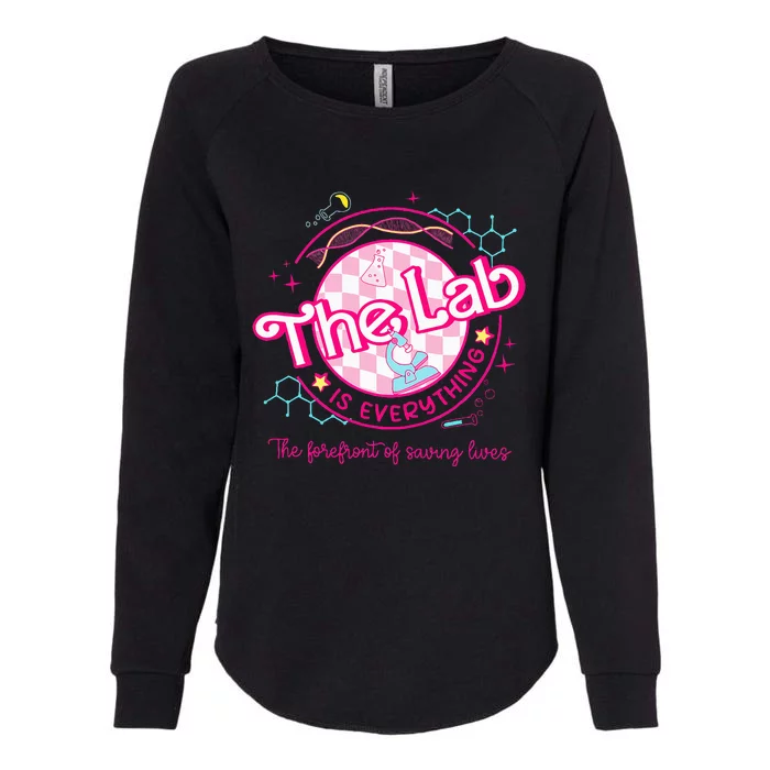 Pink Lab Week 2024 Medical Lab Science Lab Tech Team Womens California Wash Sweatshirt