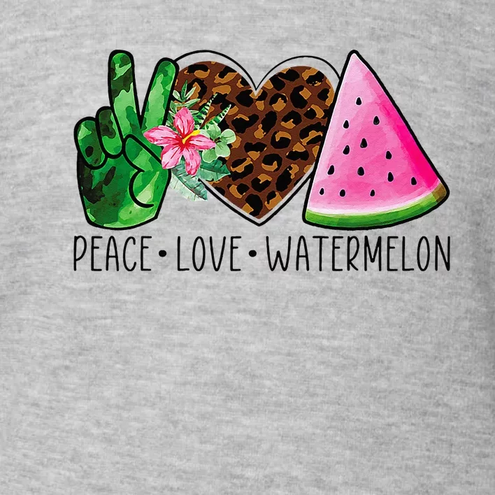 Peace Love Watermelon Summer For Women Teen Toddler Sweatshirt