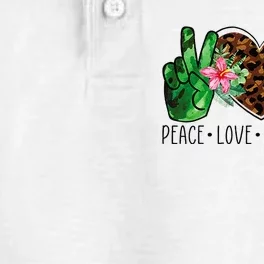 Peace Love Watermelon Summer For Women Teen Dry Zone Grid Performance Polo