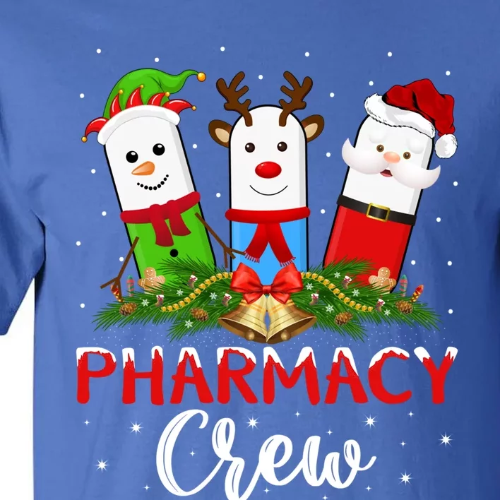 Pharmacist Lover Xmas Pajama Funny Pharmacy Crew Christmas Cool Gift Tall T-Shirt