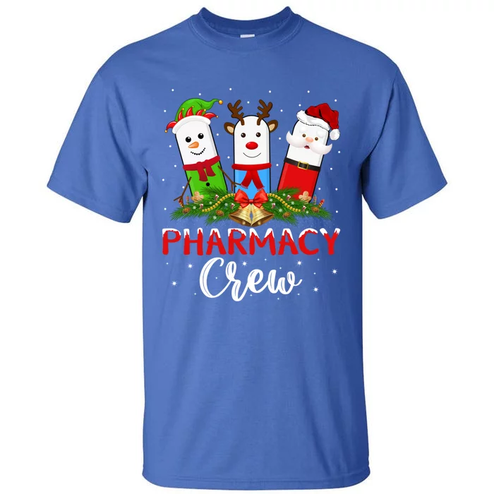 Pharmacist Lover Xmas Pajama Funny Pharmacy Crew Christmas Cool Gift Tall T-Shirt