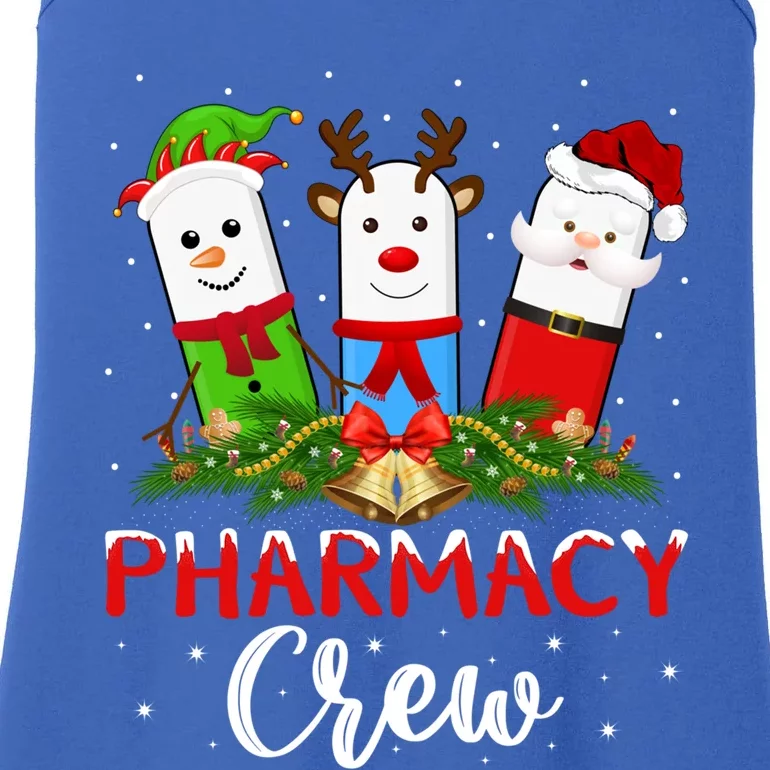 Pharmacist Lover Xmas Pajama Funny Pharmacy Crew Christmas Cool Gift Ladies Essential Tank