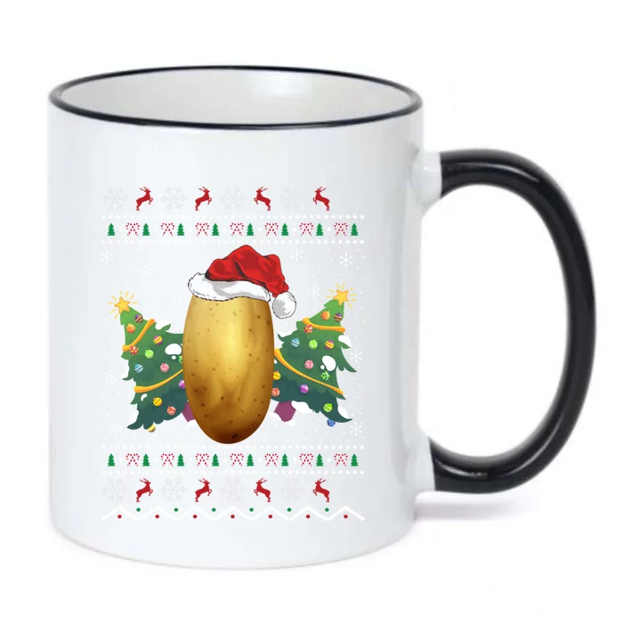 Potato Lover Xmas Gift Ugly Potato Christmas Gift Black Color Changing Mug