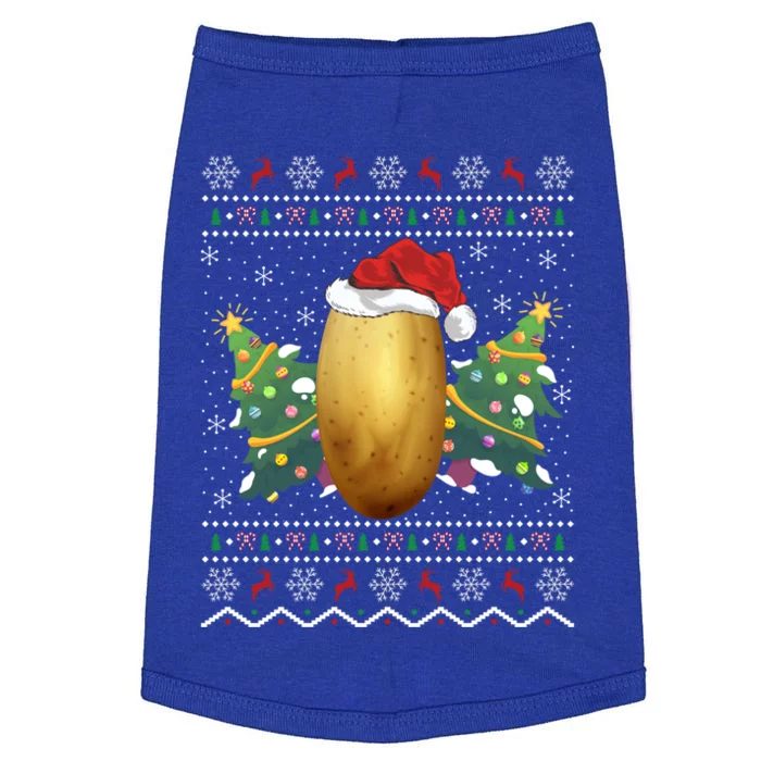 Potato Lover Xmas Gift Ugly Potato Christmas Gift Doggie Tank