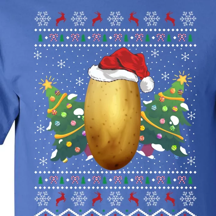 Potato Lover Xmas Gift Ugly Potato Christmas Gift Tall T-Shirt