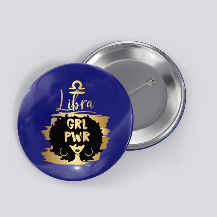 Power Libra Zodiac Meaningful Gift Button