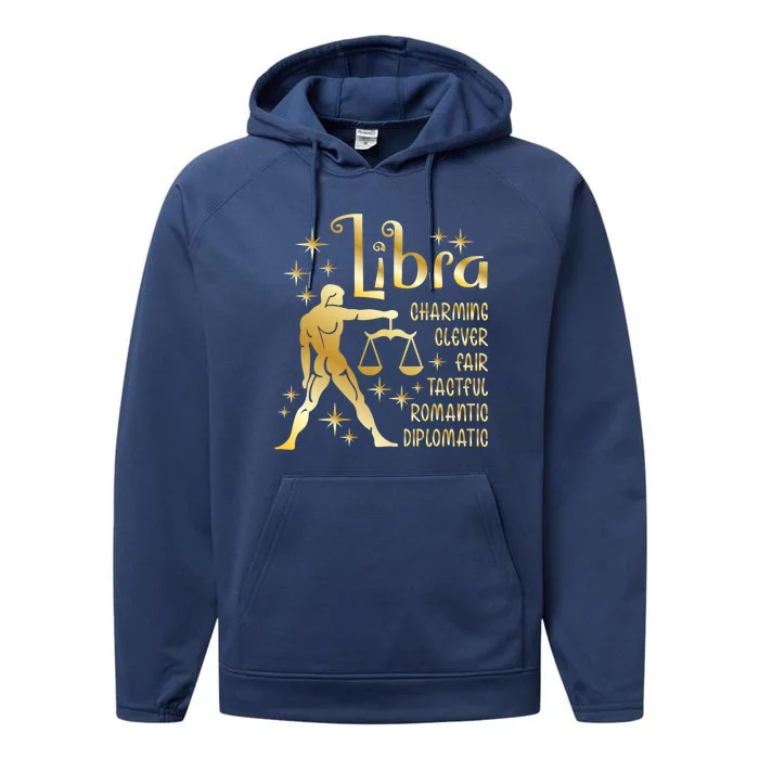 Personality Libra Zodiac Cute Gift Performance Fleece Hoodie