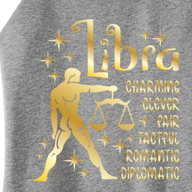 Personality Libra Zodiac Cute Gift Women’s Perfect Tri Rocker Tank