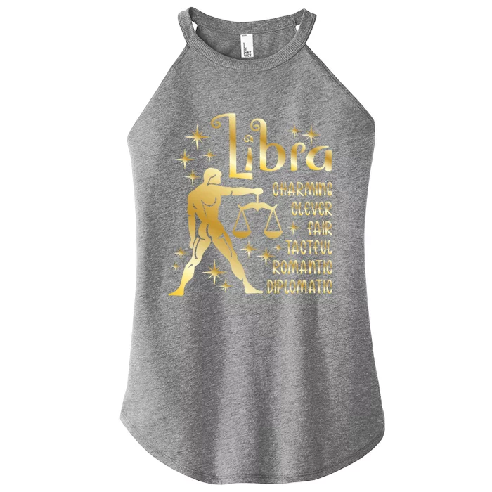 Personality Libra Zodiac Cute Gift Women’s Perfect Tri Rocker Tank