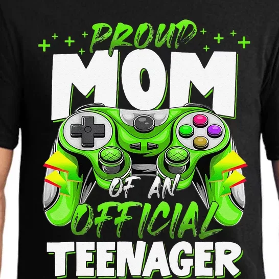 Proud Mom 13th Birthday Video Gamer Gift Pajama Set