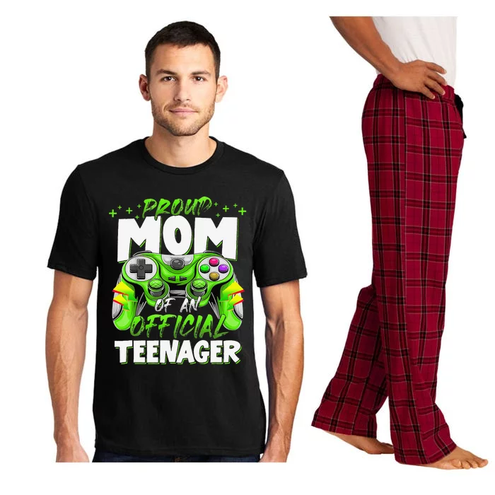 Proud Mom 13th Birthday Video Gamer Gift Pajama Set