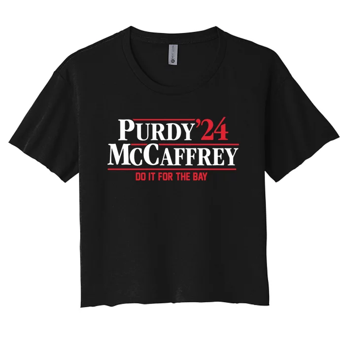 Purdy Mccaffrey 24 Do It For The Bay Women's Crop Top Tee