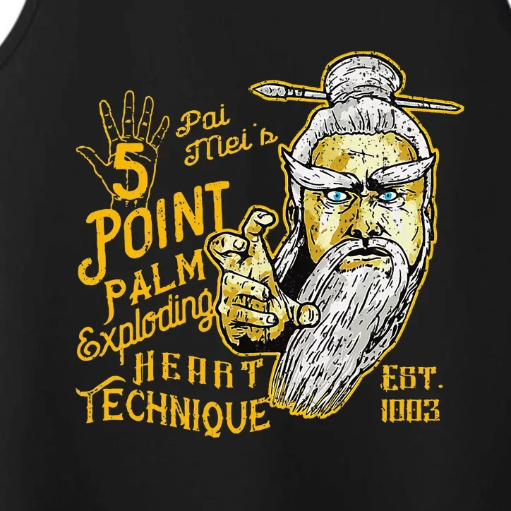 Pai Mei 5 Point Palm Exploding Heart Technique 1 Performance Tank