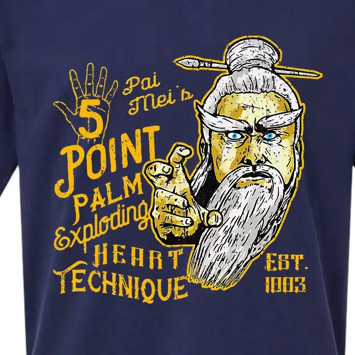 Pai Mei 5 Point Palm Exploding Heart Technique 1 Sueded Cloud Jersey T-Shirt