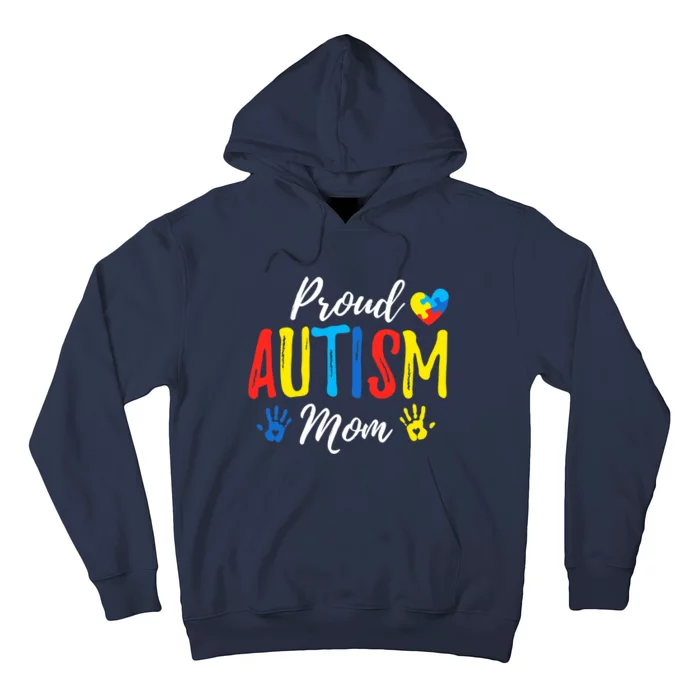 Proud Mom Autism Awareness Family Matching Hoodie