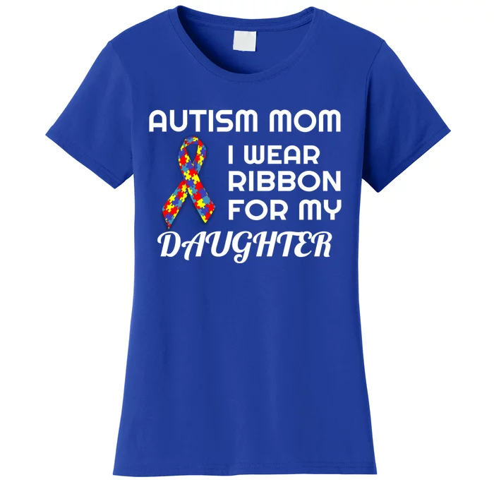 Proud Mom Autism Awareness Gift Proud Autism Mom Gift Women's T-Shirt