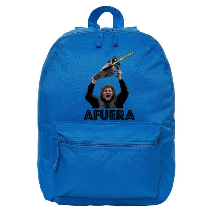 President Milei Afuera 16 in Basic Backpack