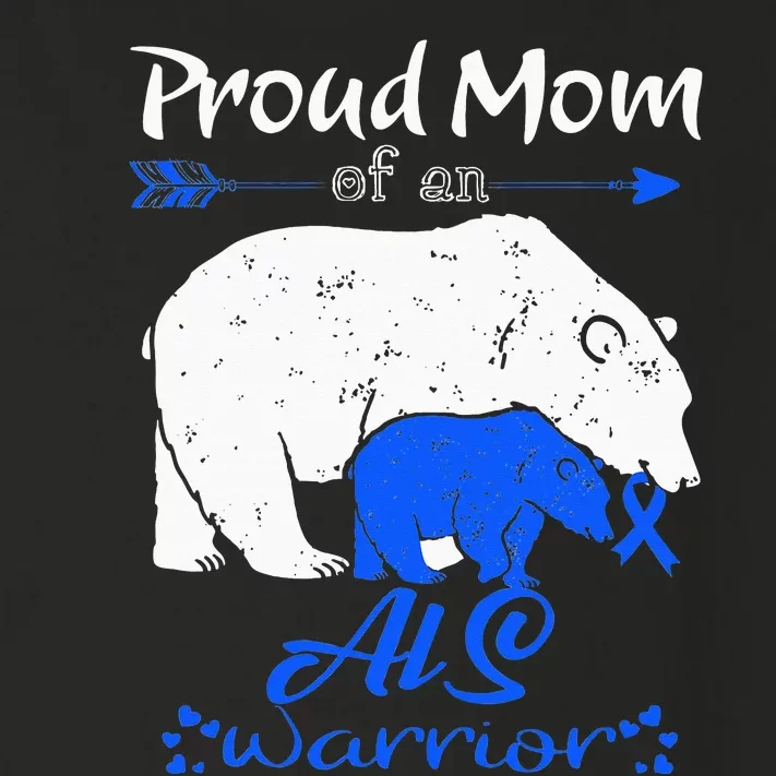 Proud Mom, ALS Warrior Toddler Long Sleeve Shirt