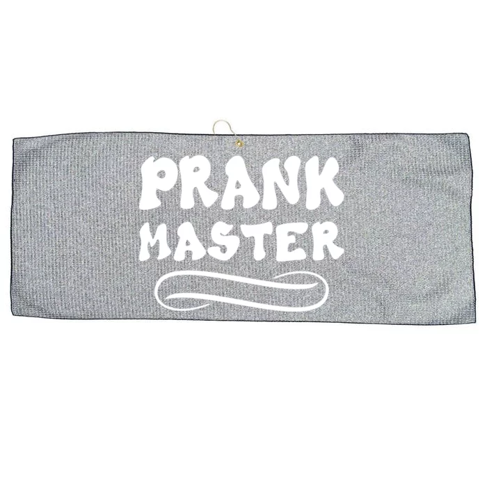 Prank Master April Fool's Day Joke Graphic Art Great Gift Large Microfiber Waffle Golf Towel