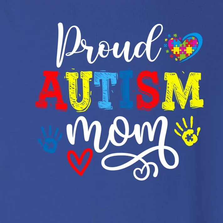 Proud Mom Autism Awareness Family Matchinggreat Giftmom Autistic Son Gift Toddler Long Sleeve Shirt