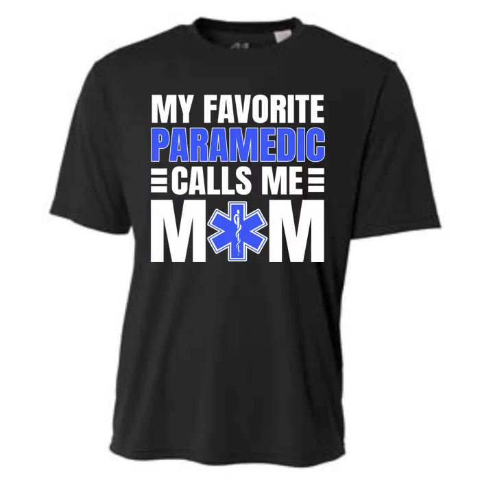 Paramedic Mom Ambulance Attendant Emt Mother's Day Gift Cooling Performance Crew T-Shirt