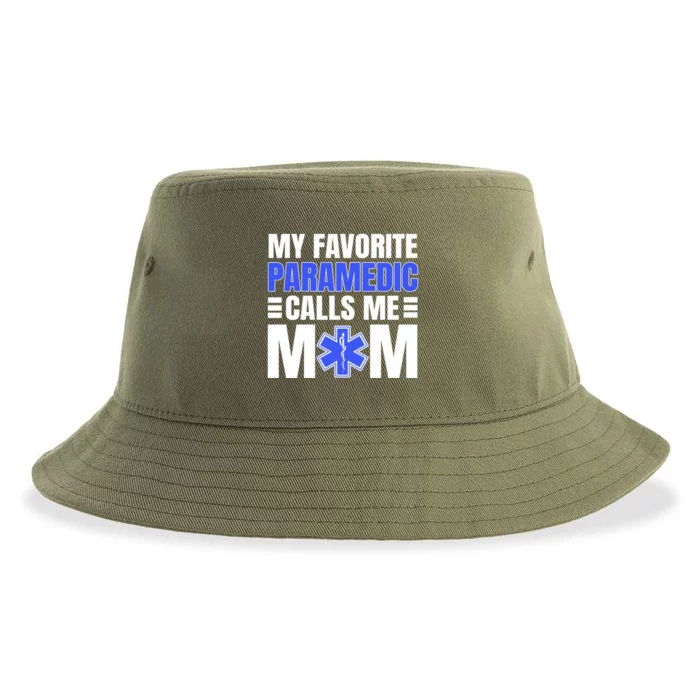 Paramedic Mom Ambulance Attendant Emt Mother's Day Gift Sustainable Bucket Hat